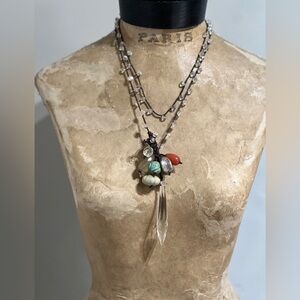 Handmade Czech beaded necklace